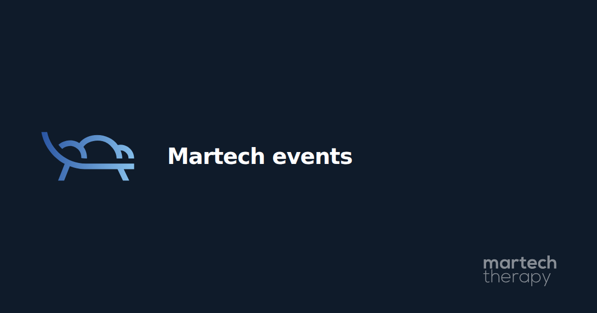 Martech events