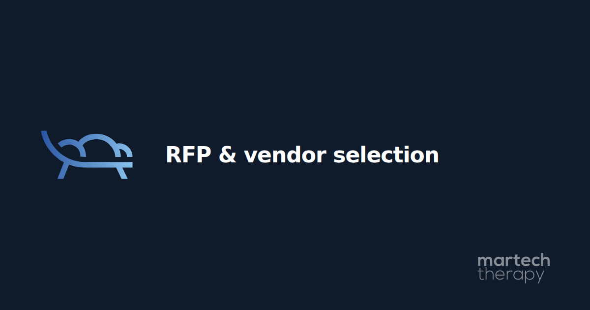 RFP & vendor selection