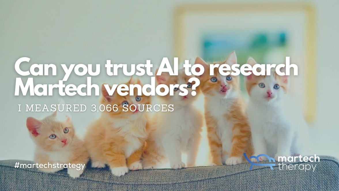 Can you trust AI to research Martech vendors?