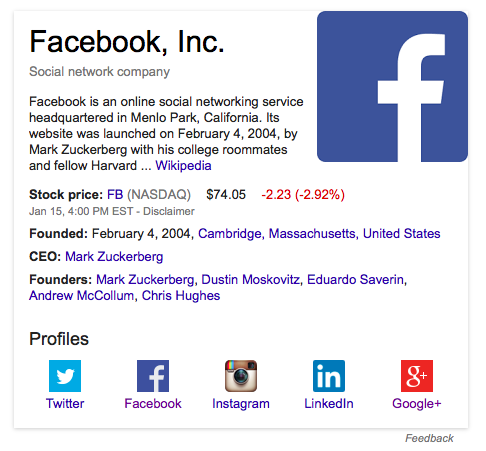 google knowledge graph