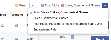 facebook post engagement