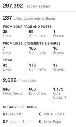post view in facebook insights