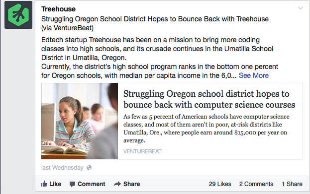 facebook post