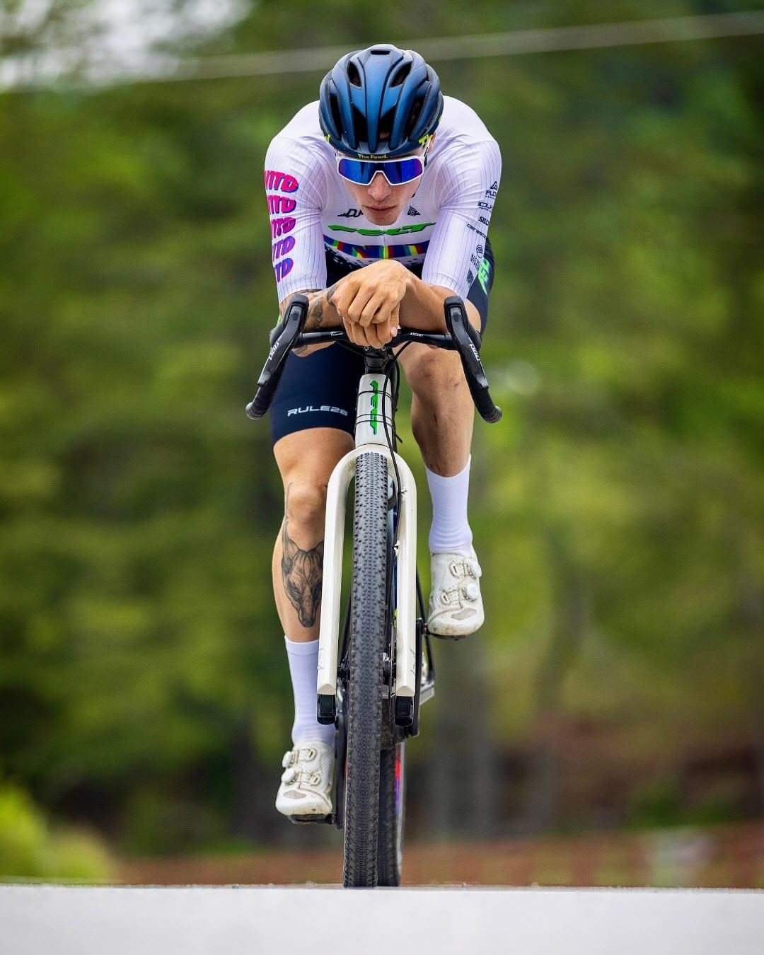 Dylan Johnson Hit By Truck, Out of Unbound Gravel with Broken Tibia