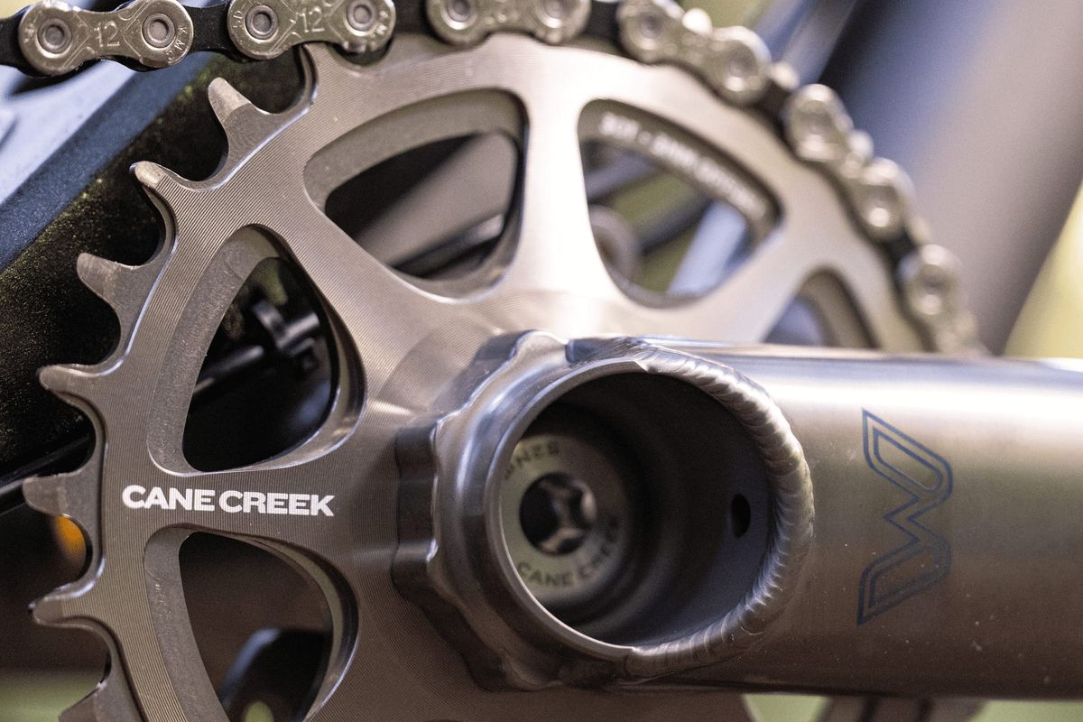 Cane Creek's Titanium Grey Chainrings: $99 to Match Your eeWings Cranks