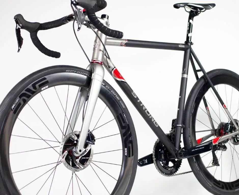 Tejay Van Garderen's Strong Frames Ti Gravel Bike