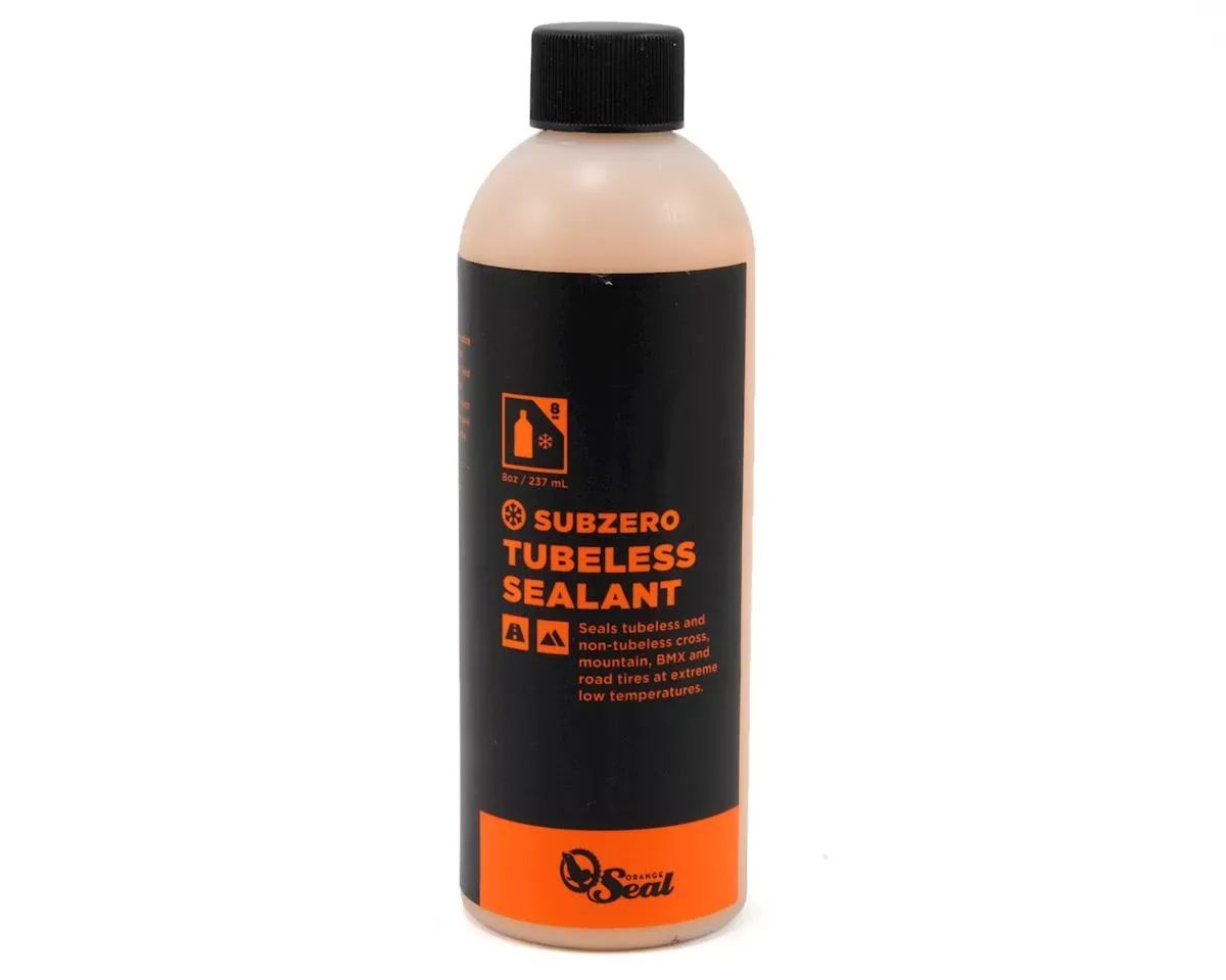 Orange Seal Subzero Sealant Fills Tubeless Punctures in Freezing Temps