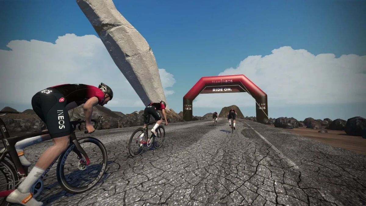 Watch Team INEOS Race the Alpe du Zwift