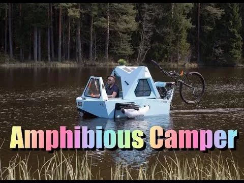 Z-Triton is an All-In-One Bike, Boat, and Camper