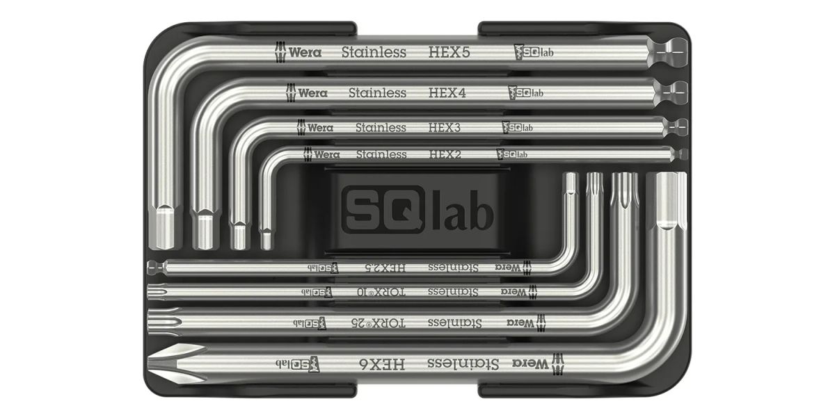 Premium Space-Efficient Hex Wrench Set in Credit Card Format | Wera & SQ Lab