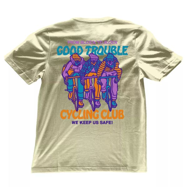 Good Trouble Cycling Club Tee