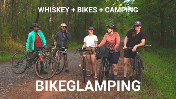 When a bikepacking trip becomes a bikeglamping trip