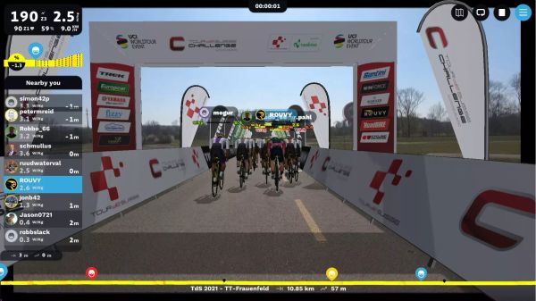 The open TOUR DE SUISSE Virtual Racing Series on ROUVY