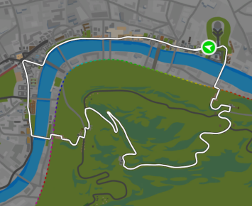 London Loop route in London