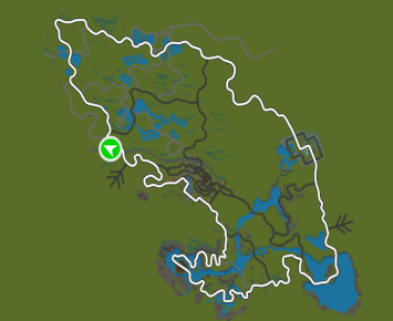 Countnryside Tour route in Makuri Islands