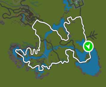 Kappa Quest route in Makuri Islands