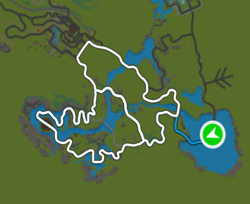 Spirit Forest route in Makuri Islands