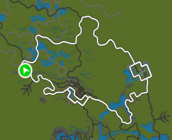 Two Village Loop route in Makuri Islands