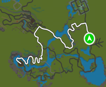 Valley to Mountaintop route in Makuri Islands