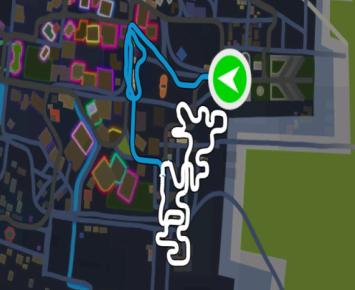 Rooftop Rendezvous route in Makuri Islands