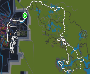 Temples and Towers route in Makuri Islands