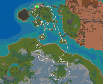 Mountain 8 route in Watopia