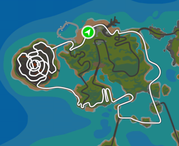 Volcano Climb route in Watopia