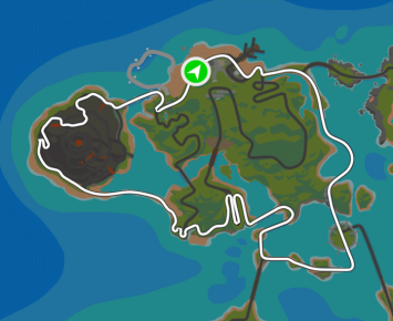 Volcano Flat route in Watopia