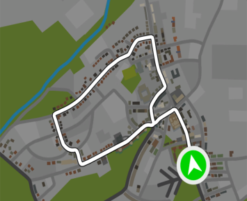 Queens Highway route in Yorkshire