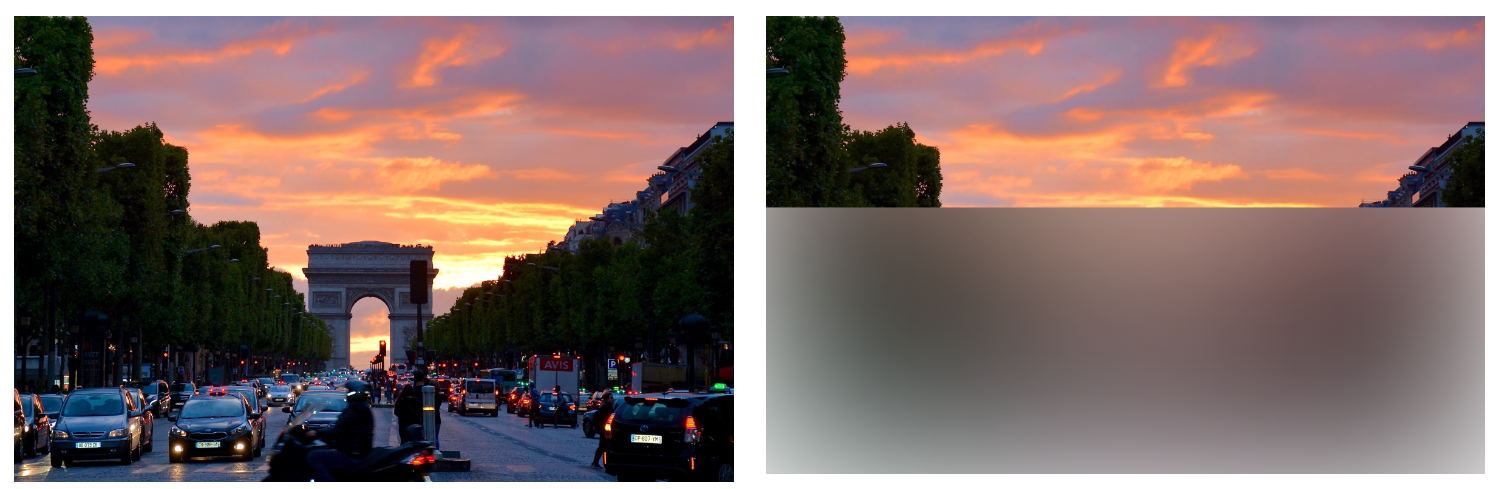 L'effet de flou apporté lors du chargement de l'image