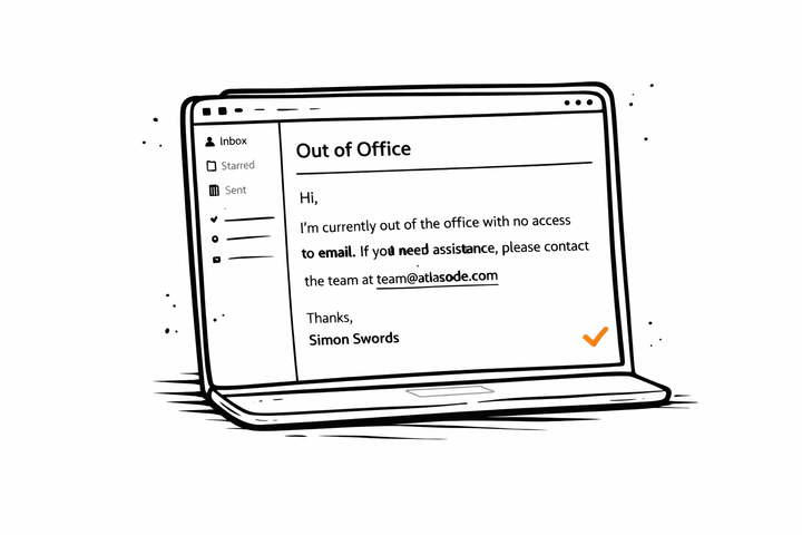 Taking a month away from my business