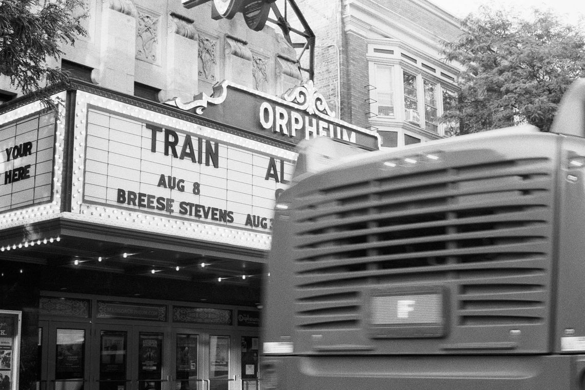 "Orpheum Marquee, Bus"