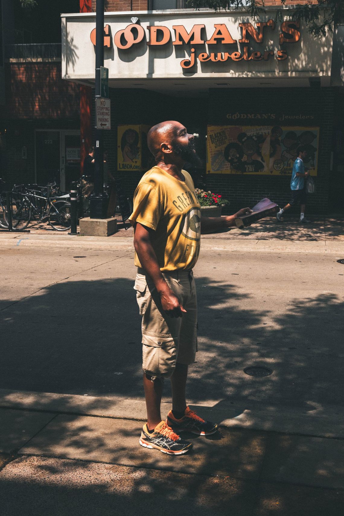 "Man Proselytizing"
