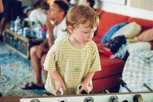 "Boy Playing"