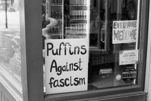 "Local Business, Political Sign"