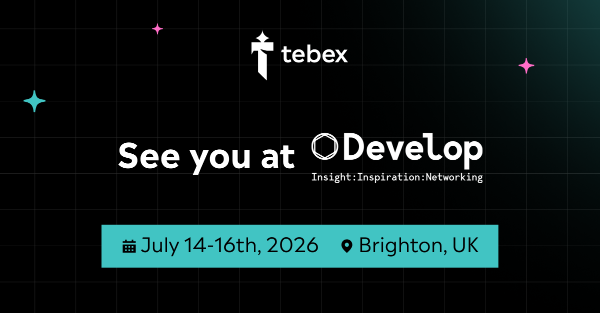 Join Tebex at Develop:Brighton 2026