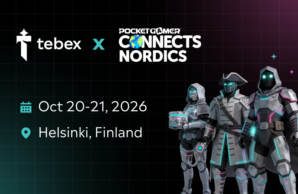 Meet Tebex at PGC Nordics 2026
