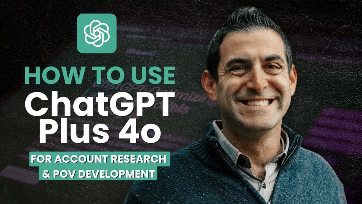 ChatGPT Maps Customer Goals to Sales Pitches in Minutes, Cutting Weeks of Prep Work