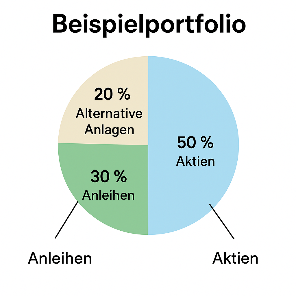 Beispielportfolios in Aktien, Anleihen und alternative Anlagen