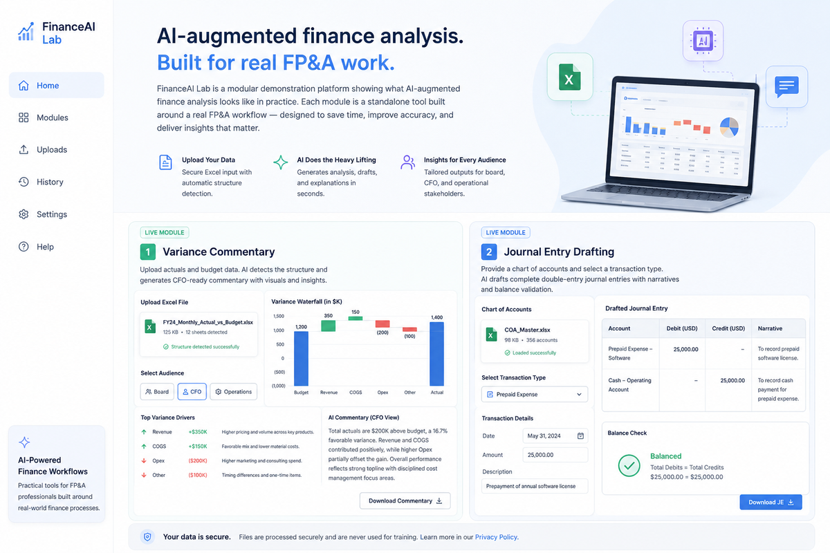 AI Augmented Financial Analysis