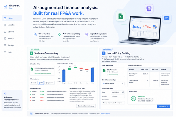 AI Augmented Financial Analysis