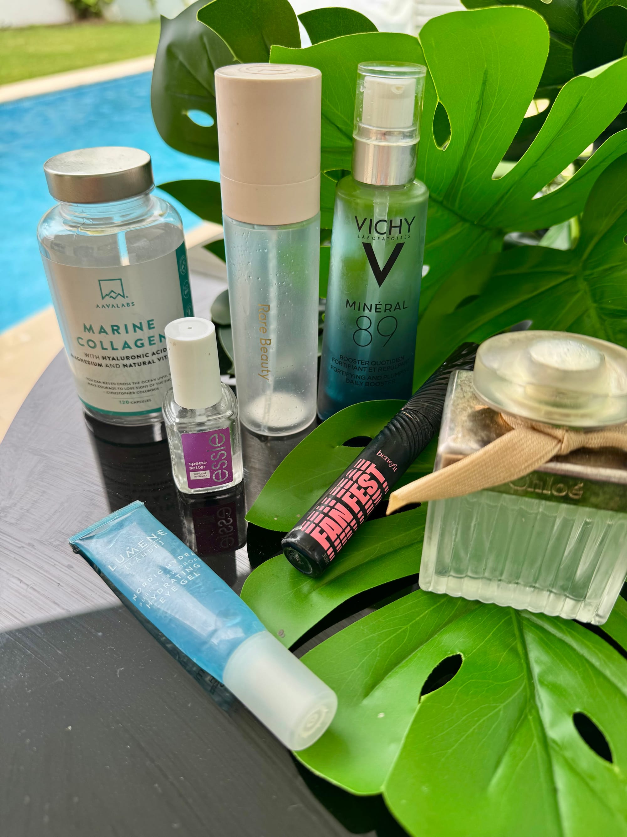 Reviews for: Aavalabs Marine Collagen | Essie Top Coat | Lumene Eye Cream | Rare Beauty Always an Optimist | Vichy 89 Serum | Chloe Perfume