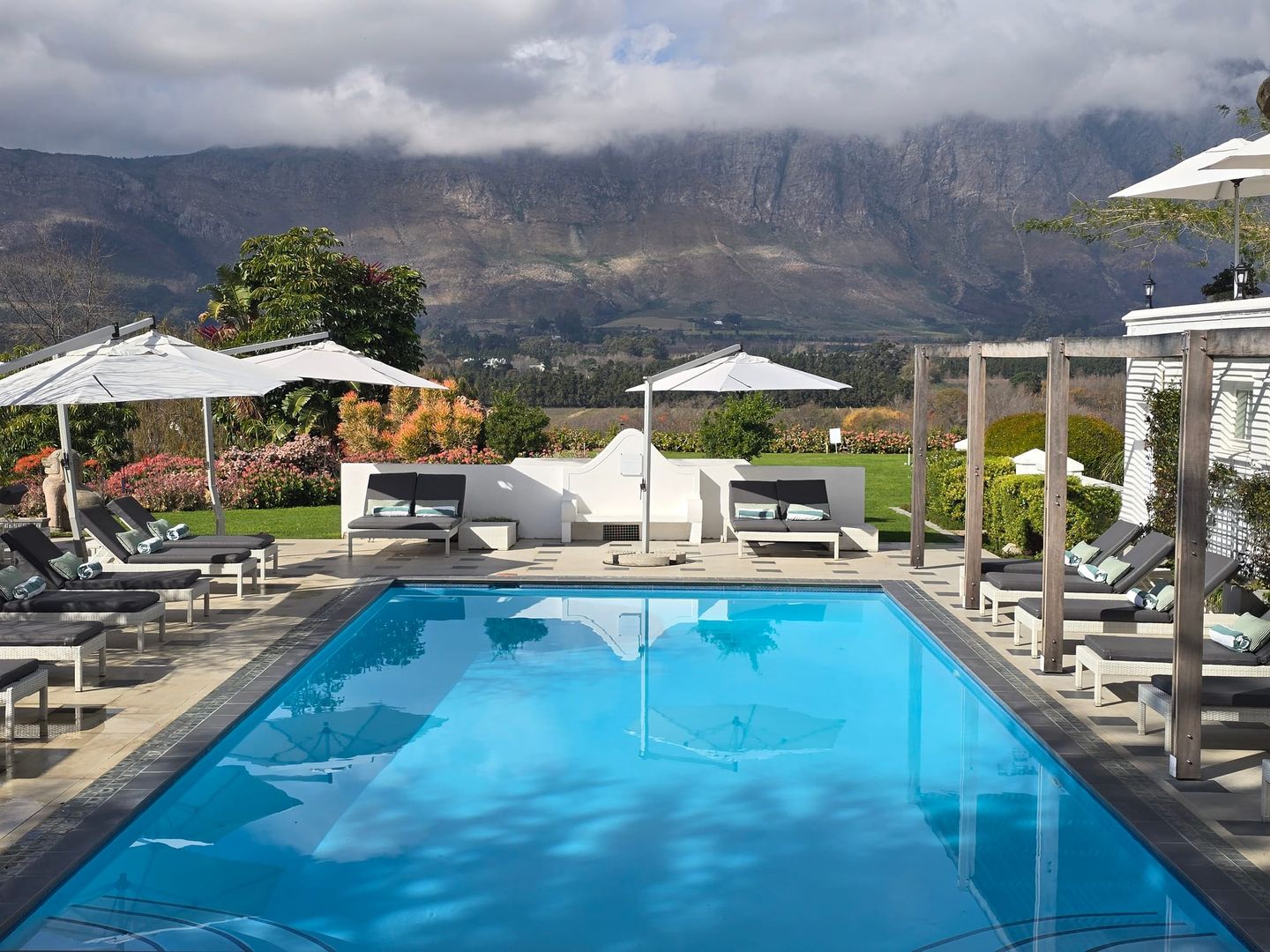 Staying at Mont Rochelle in Franschhoek, South Africa