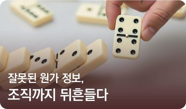 잘못된 원가 정보, 조직까지 뒤흔들다