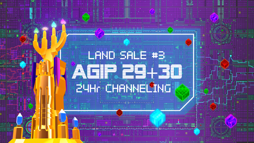 [VOTE] AGIP 29 & 30: Adding 24h Windows for Alchemical Channeling & Scheduling Land Auction/Raffle #3 for June