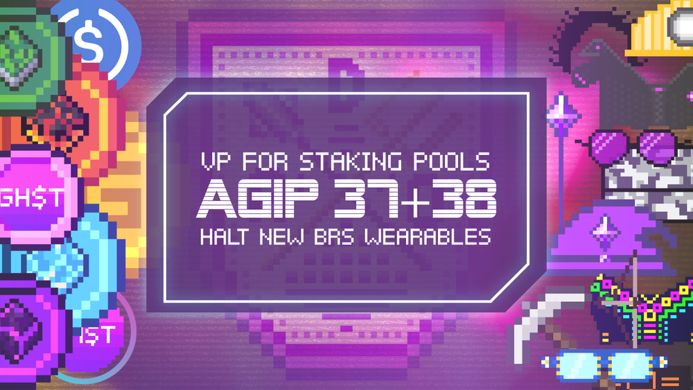 [VOTE] AGIP 37 & 38: Voting Power for new Staking Pools and Stopping new BRS Wearable Emissions