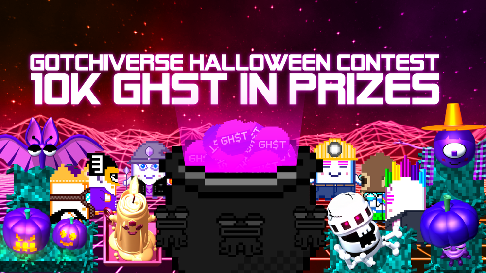 Tricks and treats! Gotchiverse Halloween Contest Features 10k GHST in Prizes Up For Grabs