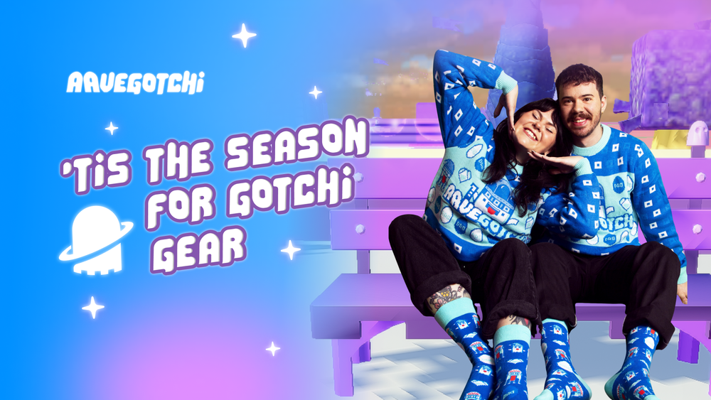 ‘Tis the Season for Gotchi Gear—Aavegotchi's Third Edition Sweater is Here!