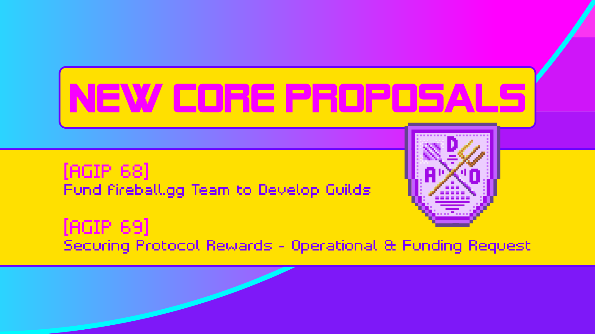 2 New AavegotchiDAO Core Proposals Are Live