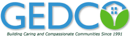 GEDCO Logo and Donate Link